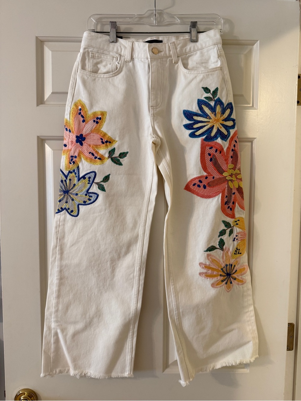 Ramy Brook Embroidered Jeans